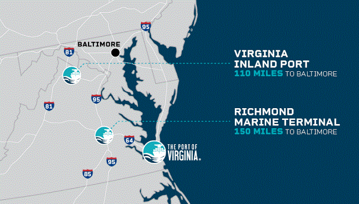 norfolk to newport news